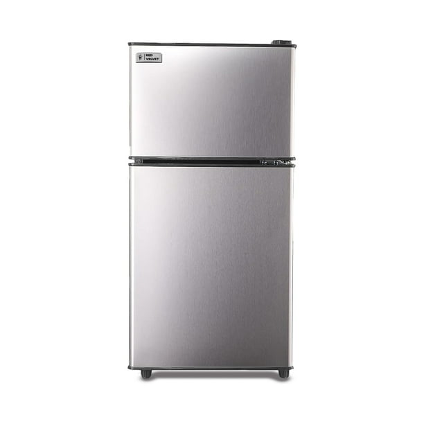 Frigobar Refrigerador de acero, con una capacidad de 50L (1.8 pies  cúbicos). Modelo SD50 de COOL TECHE