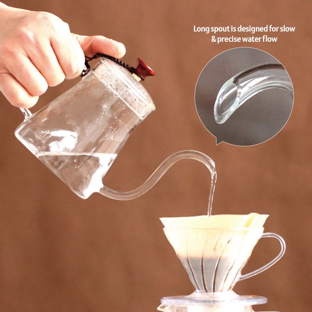 Hervidor de agua de acero inoxidable Pour Over 800 ml, de Hario