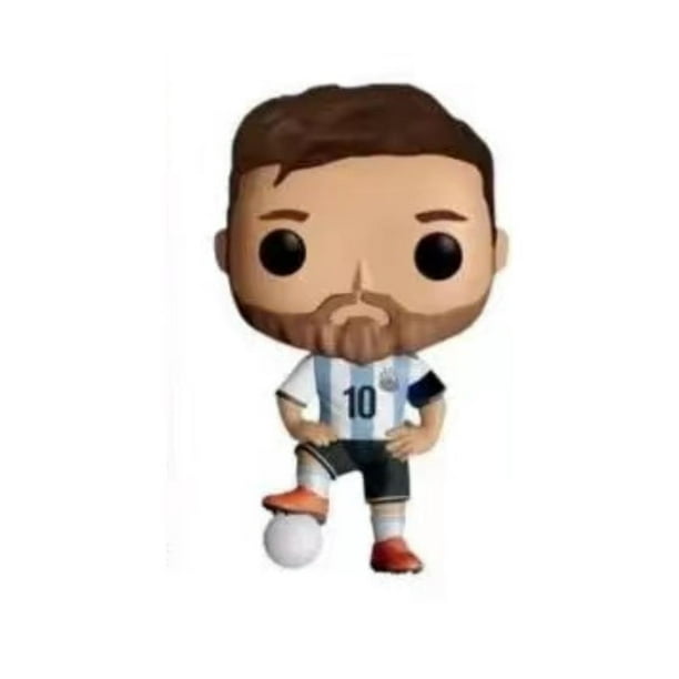 Funko Pop-figuras de acción de estrellas de fútbol, adornos de decoración,  modelo de colección, juguete para niños, regalo de cumpleaños, Dino Messi  #10