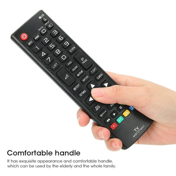 AKB73715603 Mando a Distancia Universal para LG, reemplazo del Control  Remoto para LG TV : : Electrónica