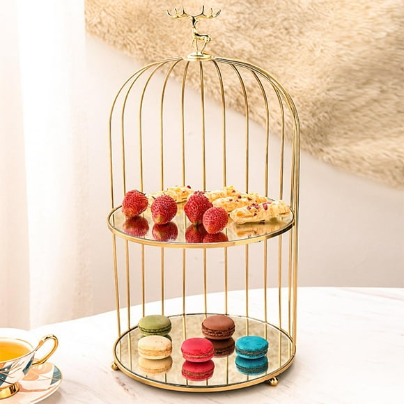 golden make up bird cage cosmetics dispy family case holder vanity para colr perfume postre dispy st baoblaze organizador de maquillaje