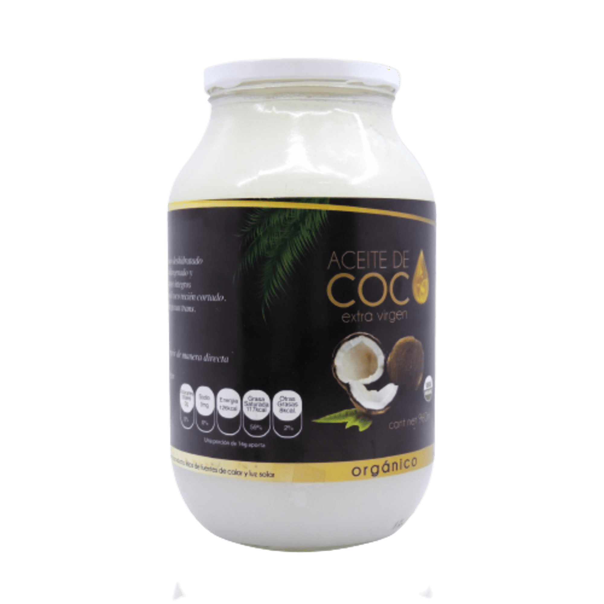 Aceite de Coco 1L. Virgen El Jardín