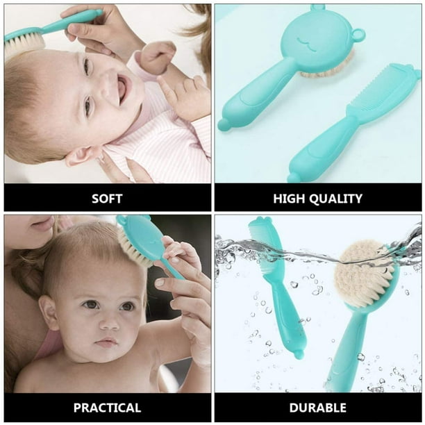 Juego de cepillo y peine personalizados para bebé recién nacido niña o niño