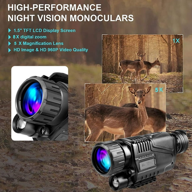 Telescopio Monocular Vision Nocturna Portatil Zoom 5x40 !!