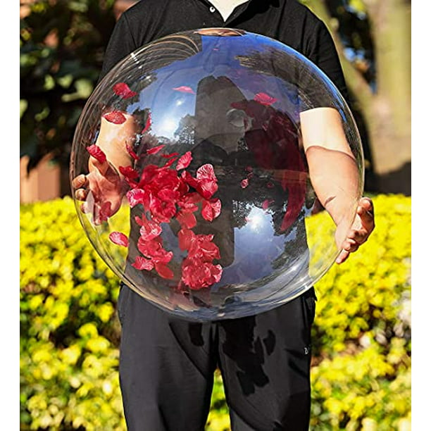 10 globos transparentes BoBo, globos gigantes de 36 pulgadas, globos  grandes de 18 pulgadas, globos pequeños de 10 pulgadas, globos de burbujas