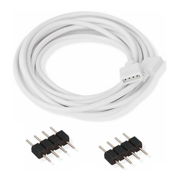 24AWG 30CM Tipo-A Conector USB Hembra con Alambre 2PIN DIY Cable USB Línea  de carga para un solo color 5050 Luz de tira LED flexible