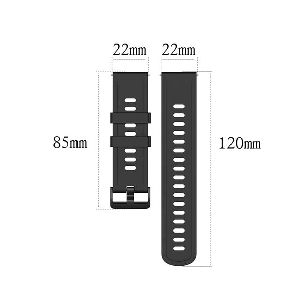  UsmAsk Correa de metal apta para Xiaomi Mi Watch S1 versión  global S1 Active Correa de acero inoxidable compatible con MiWatch Color 2  Easyfit Correa de reloj (color negro, tamaño: para