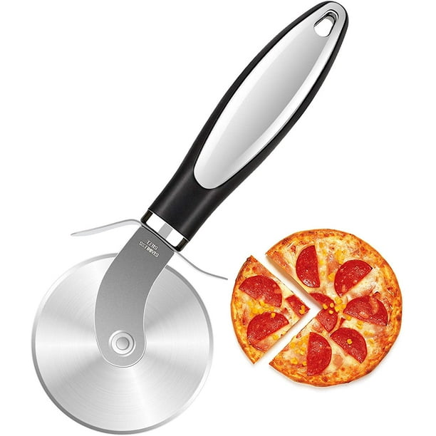 Rueda cortadora de pizza - Cortador de pizza de cocina premium - Cortador  de pizza súper afilado y fácil de limpiar, rueda de pizza, cortador de