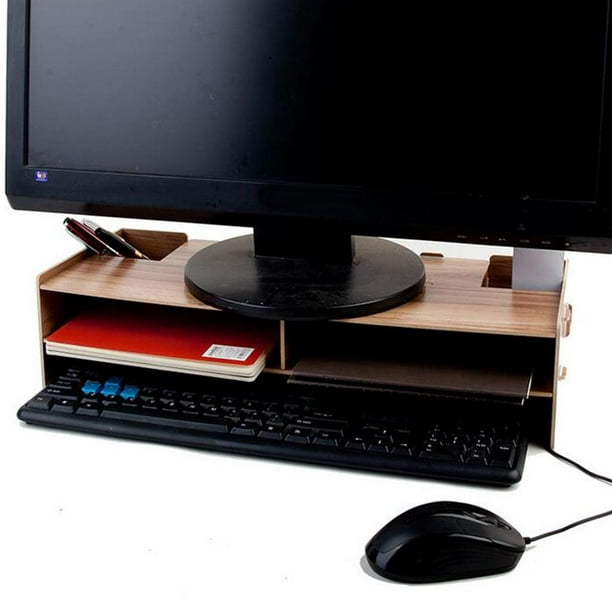 Juego de tres: organizador de cajas de organización de cables, soporte  grande de cables de almacenamiento para escritorio, TV, computadora