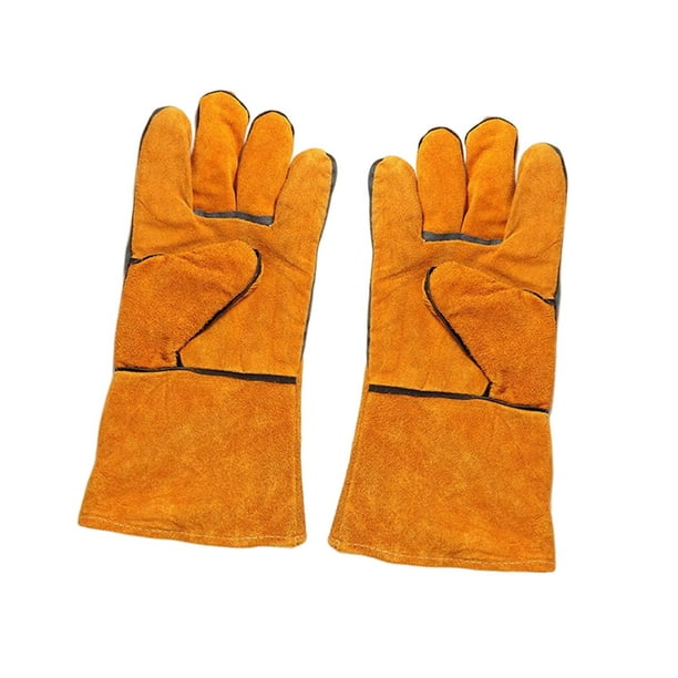 ELKUAIE Un par de guantes aislantes para hornear y asar a la parrilla  Guantes para horno de microondas Guantes de silicona y algodón