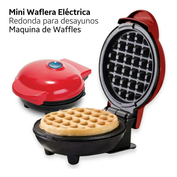 Maquina Para Hacer Waffles Electrica Redonda Gofrera Belga Sandwichera NEW