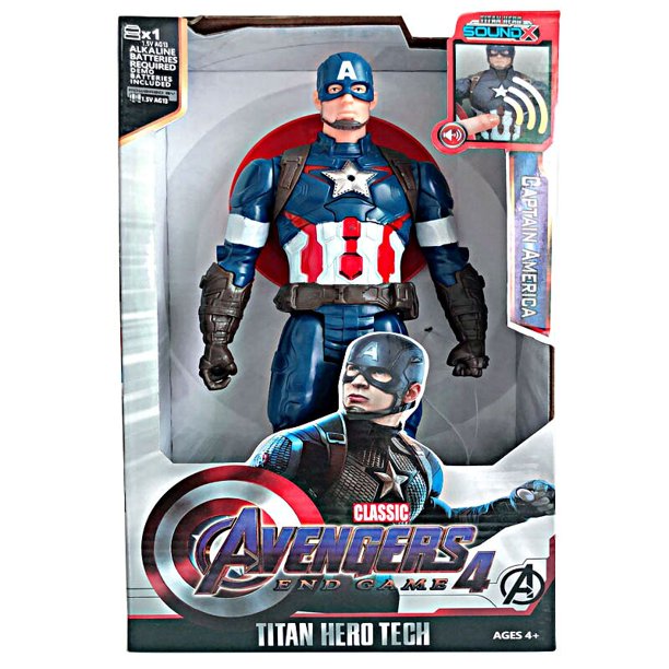 Figuras de acción de superhéroes de Marvel, Endgame vengadores, Thanos,  Hulk, Capitán América, Thor, Lobezno, Venom, juguetes para niños, 30cm Gong  Bohan LED