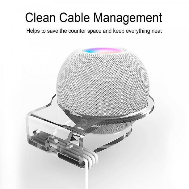 Soporte Apple Homepod Mini Audio Soporte Apple Audio Soporte de  Pared-Blanco Afortunado Sencillez