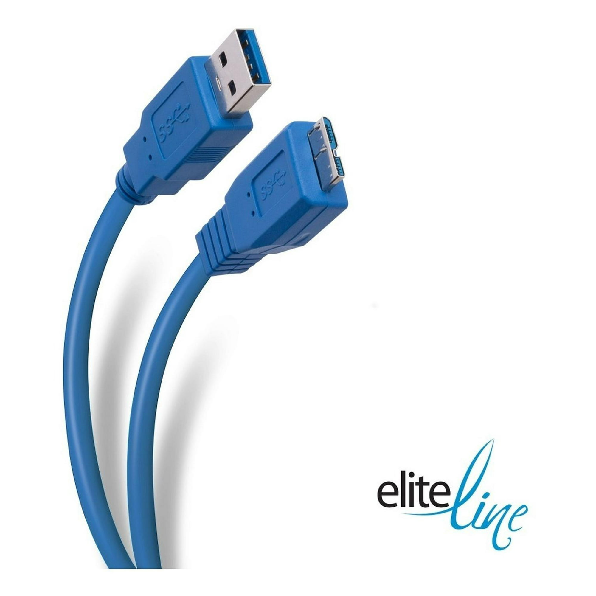 Cable elite USB tipo A 3.0 a micro USB tipo B 3.0 de 1,8 m Steren USB-392