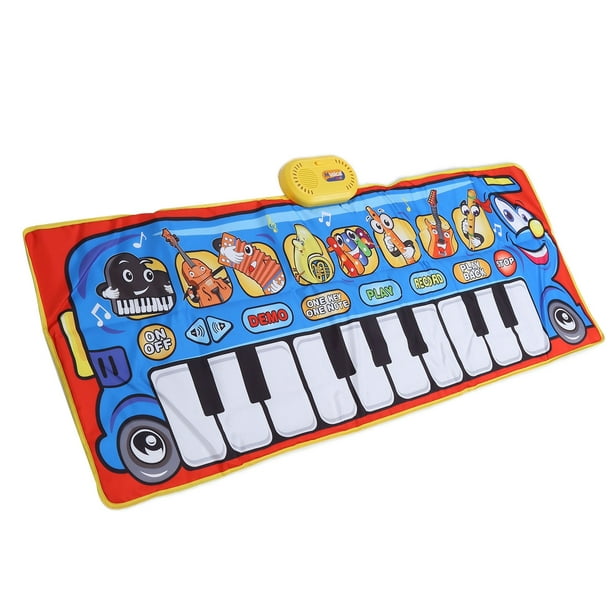 alfombra con forma de piano teclado musical de 6 pies para niños tamaño  jumbo