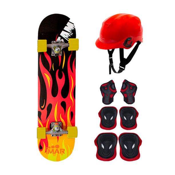 Set de Protecciones de Skate Industrial