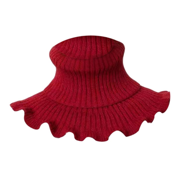 Cuello alto para mujer Cuello de punto Calentador de cuello Bufandas Accesorio con su ropa de calidad de invierno Elástico para Yinane bufanda de invierno | Bodega Aurrera