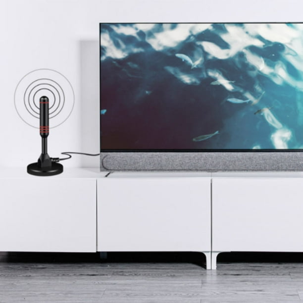  Antena HDTV portátil - Incluye base magnética y cable coaxial -  Interior o exterior : Electrónica