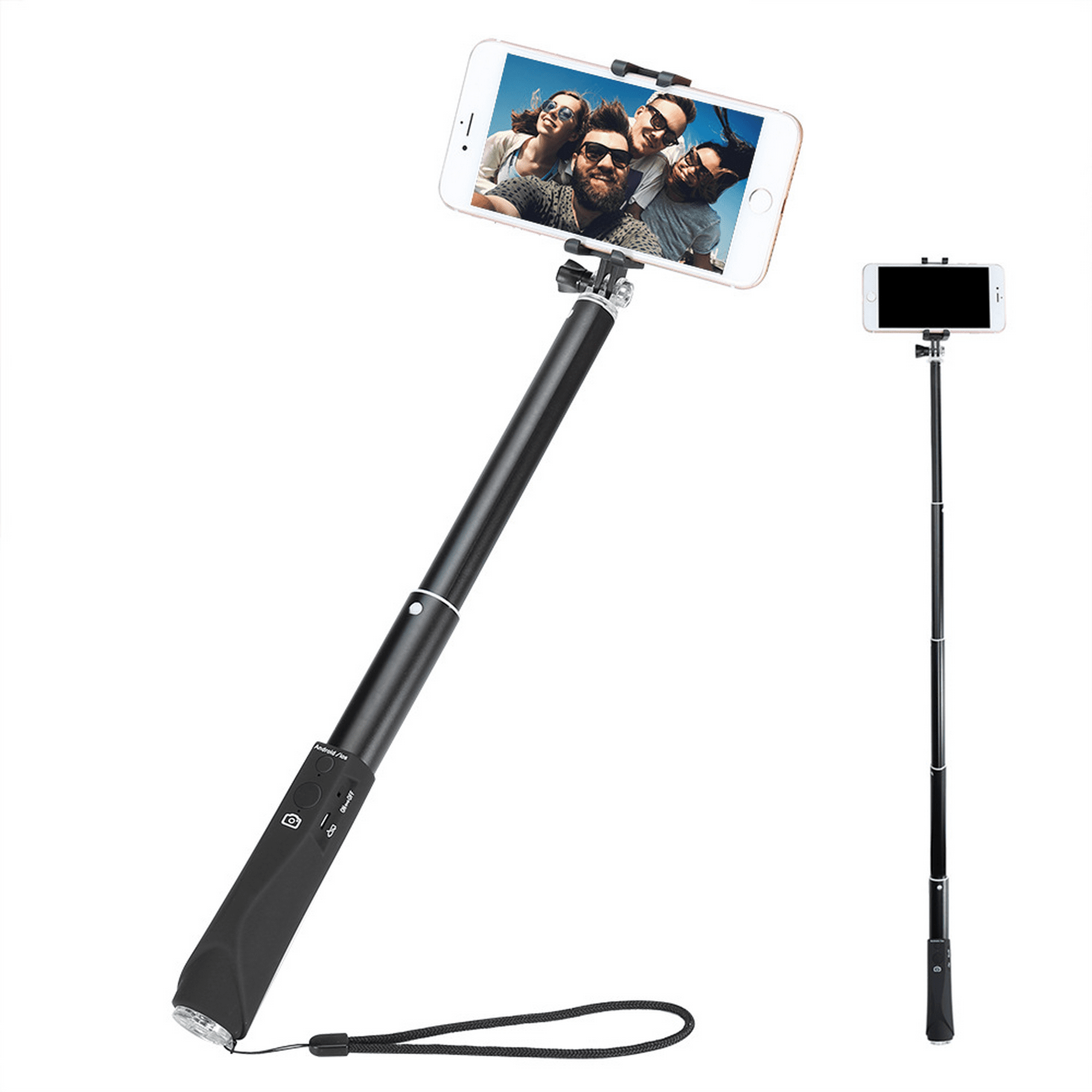 Palo De Selfie Con Remoto Bluetooth Tripode Para Iphone 11 10 XS XR Samsung  S10+