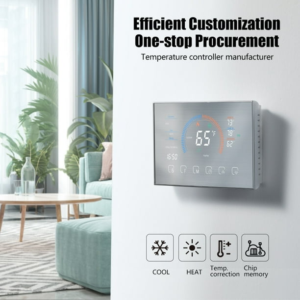 Termostato Calefacción WiFi,Termostato de Ambiente Programable