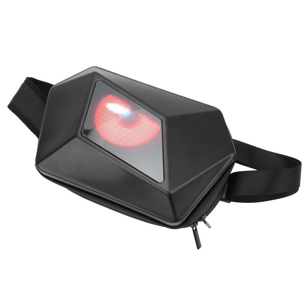 Mochila LED, P2 pantalla LED de alta definición, correa de hombro ajustable  universal, mochila inteligente LED para montar en motocicleta