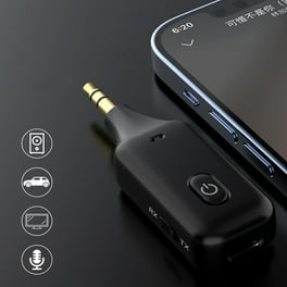 con transmisor de Audio Bluetooth AUX de 3,5mm 2 en 1 adaptador Bluetooth  multifunción duradero Mini V5.0 AUX para coche para transmisión en Soledad  Receptor Bluetooth para coche