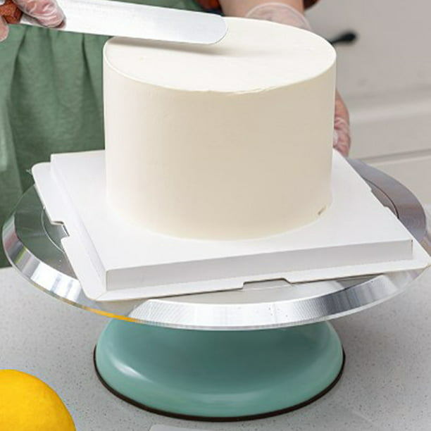 Plato giratorio para tartas en pulgadas, soporte giratorio para