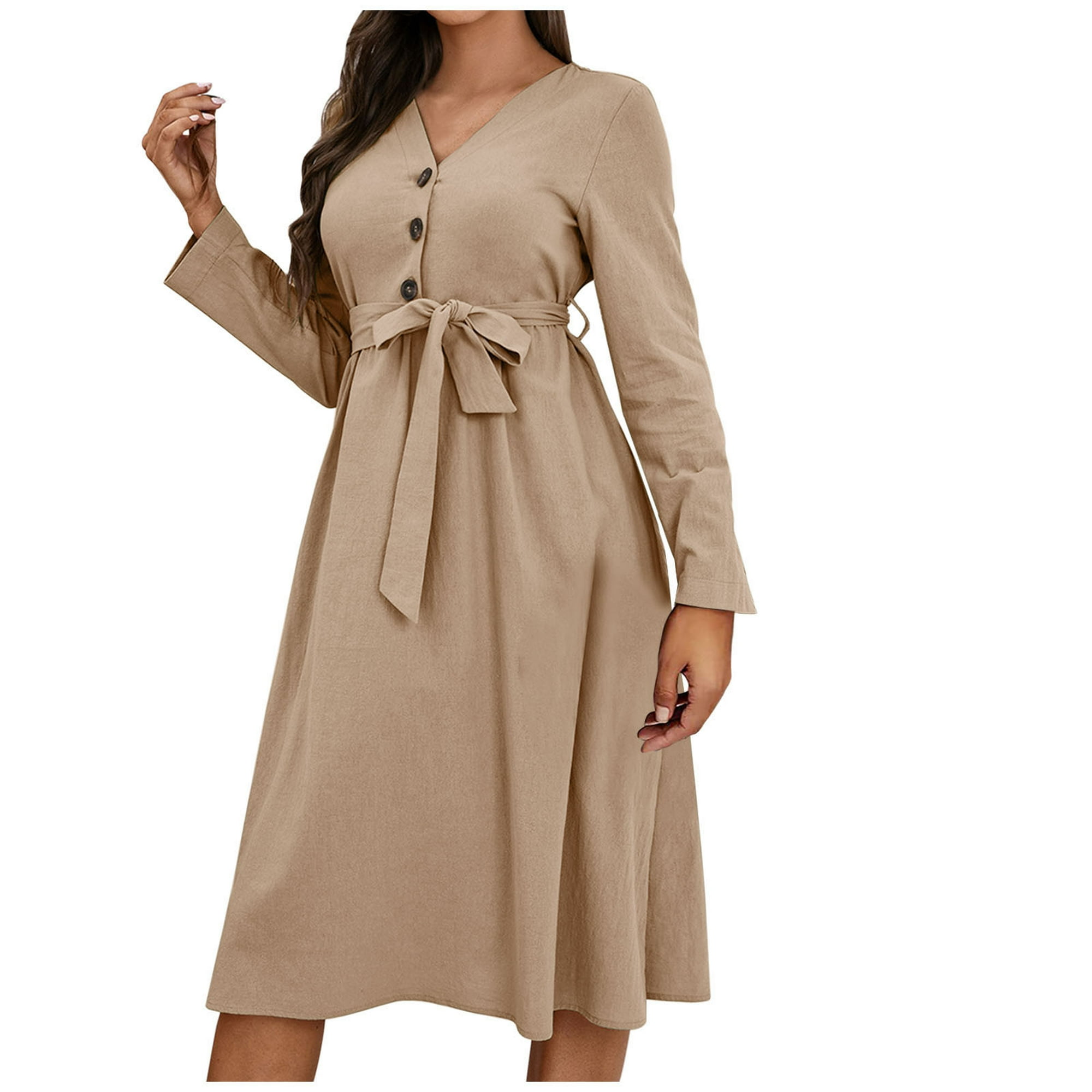 Vestido de manga larga con capucha ajustado sólido de ocio de otoño  invierno de moda para mujer Fridja yut6751