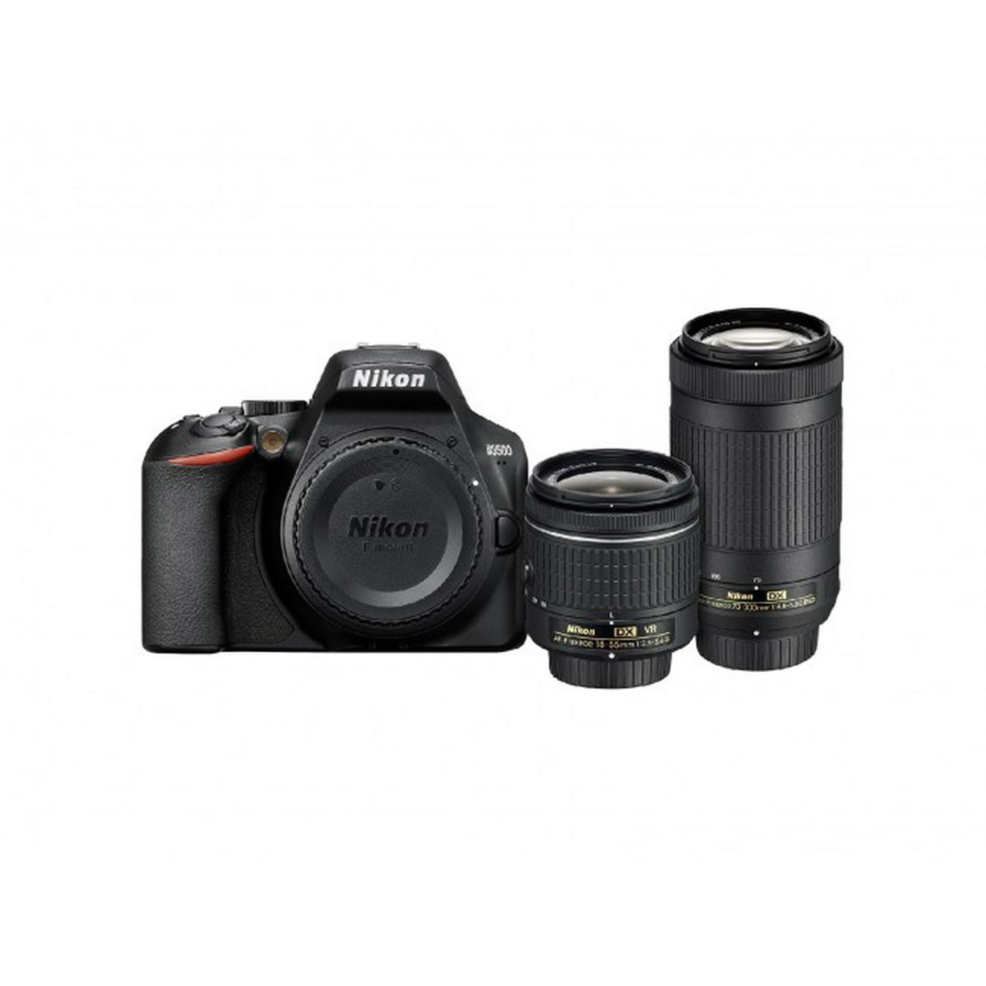 Cámara D3500 AF-P 18-55mm VR / AF-P DX 70-300mm NVR Nikon SDHC Walmart en línea