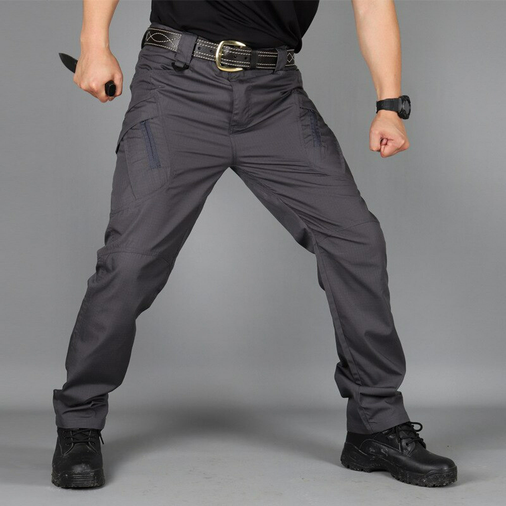 Pantalones tácticos militares para hombres, pantalones de Combate  Especiales, multibolsillos, imperm Alegría Market
