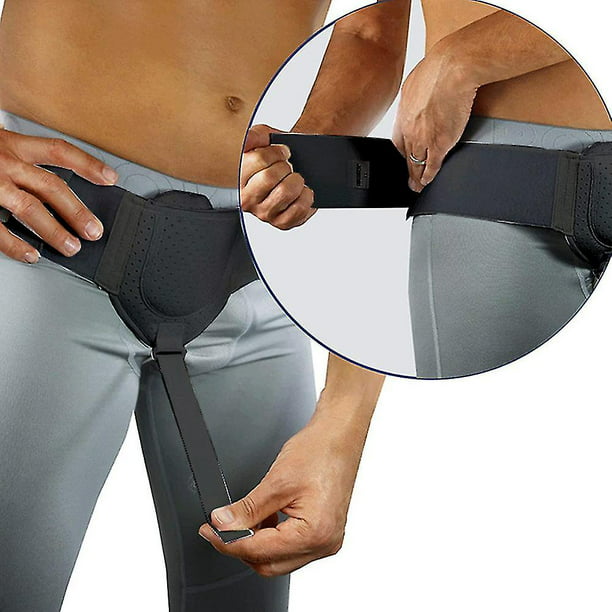 Cinturón de soporte para hernia inguinal invisible, ropa  interior de compresión para ropa interior (Negro, XS) : Salud y Hogar