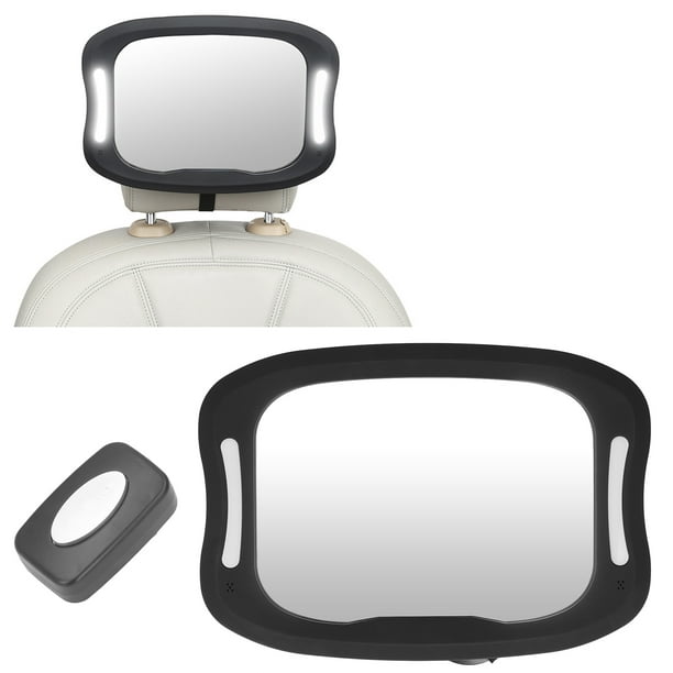 Espejo de Coche para Bebé Monitor de Forma Segura Dinámico para Niños  Pequeños con Luz LED Suave Gran Angular Espejo Ajustable de 360 para  Vehículos ANGGREK Otros