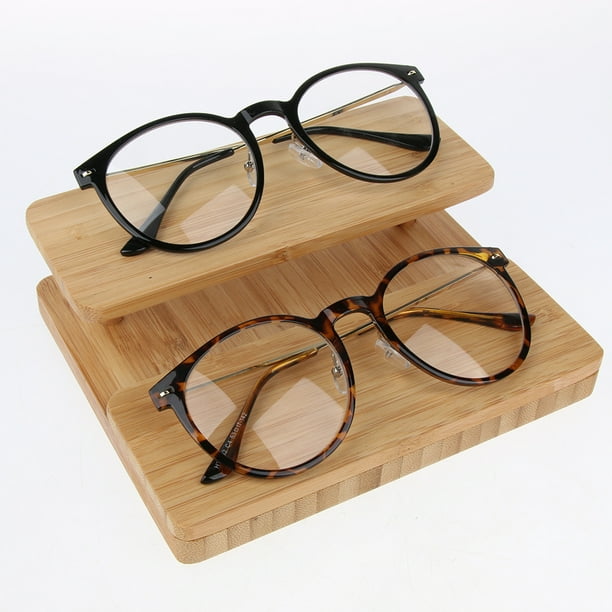 Expositor de gafas madera