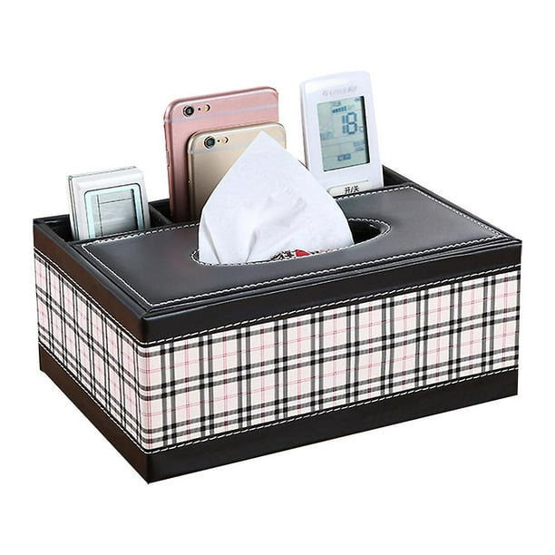 Cajón de papel montado en vehículo para el hogar, caja de papel para  servilletas, caja para pañuelos de papel de cuero multifunción YONGSHENG  8390611762728