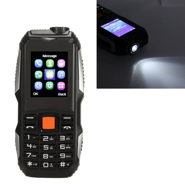 EAOR-teléfono móvil resistente con teclado y linterna, celular