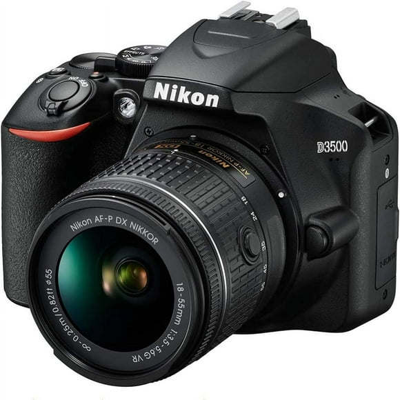 cámara digital nikon d3500 de formato dx de 242 mp con lente de 1855 mm importada nikon d3500lk