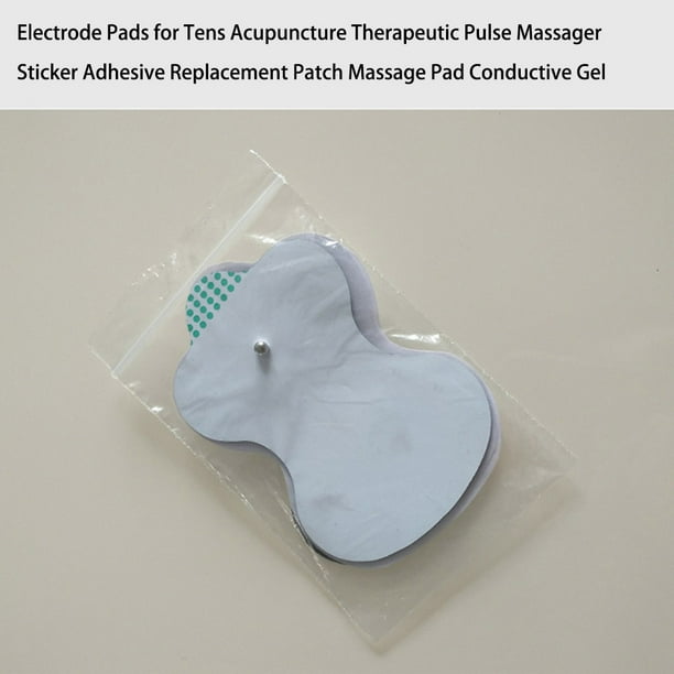 Almohadillas de electrodos Tens, accesorios de fisioterapia, parche  estimulador muscular EMS, autoadhesivo reemplazable, almohadilla  masajeadora