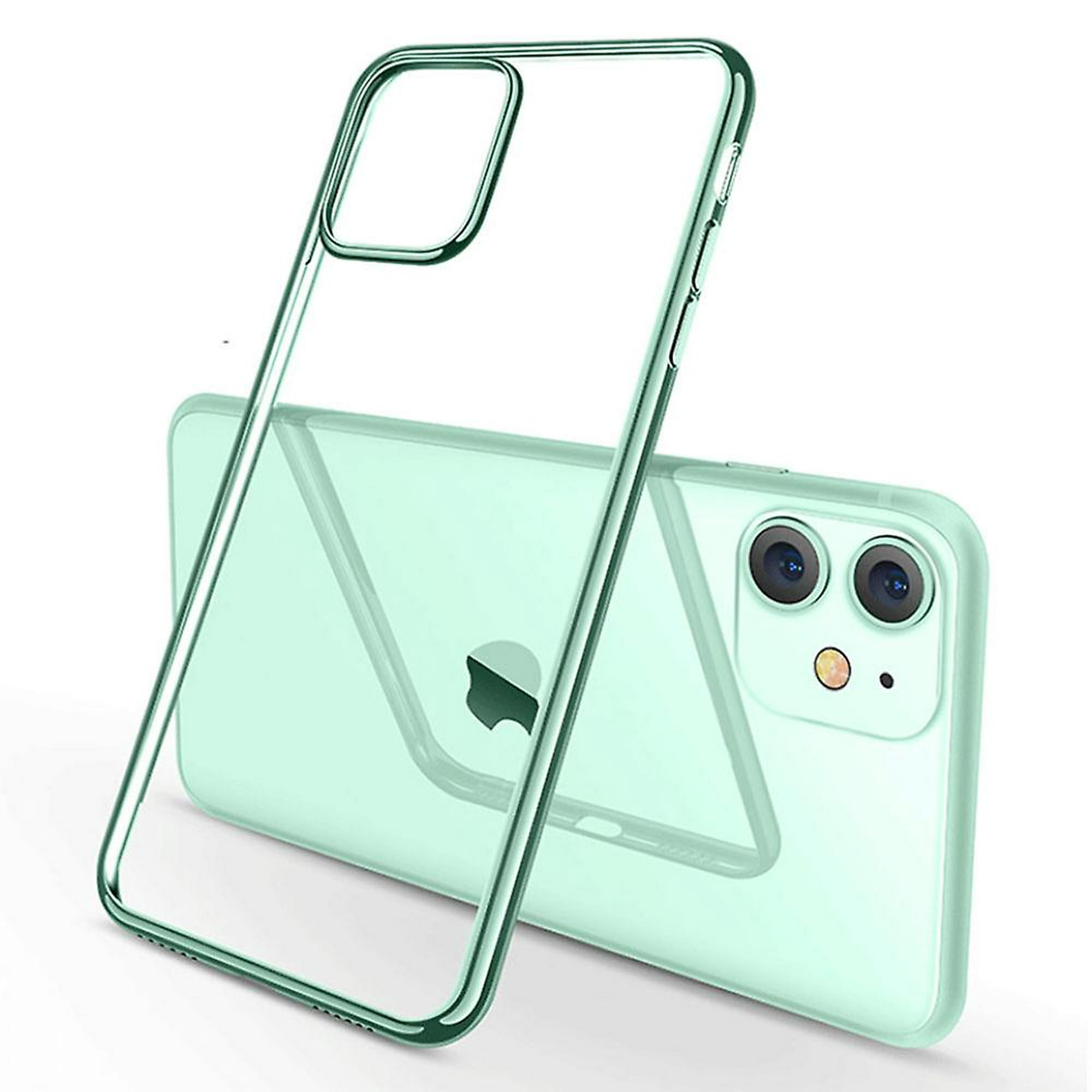 Caso claro transparente de silicona cubierta de TPU caso del iPhone XR