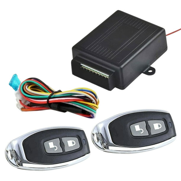Kit de entrada sin llave de seguridad con bloqueo automático de 12 V,  sistema de cierre centralizado universal para coche Likrtyny Accesorios  para autos y motos