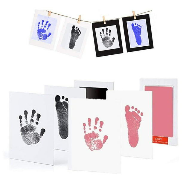 Kit de huellas y manos de bebé sin tinta, almohadilla de tinta para manos y  huellas de bebé, kit de impresión de huellas de perro, kit de impresión de