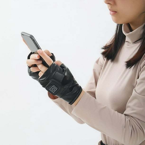 Guantes térmicos de invierno para mujer, guantes eléctricos para ciclismo  con pantalla táctil, guant Sunnimix Guantes calefactados