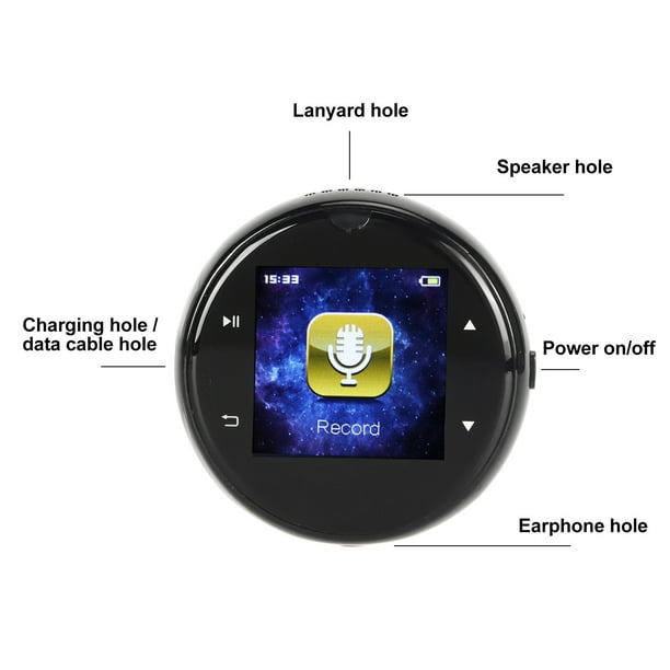 Reloj con pantalla táctil, grabadora activada por voz, 8-32GB, sin  pérdidas, Bluetooth 5,0, reproductor