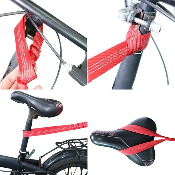 Cuerda De Remolque De Bicicleta Para Bicicleta De Rojo