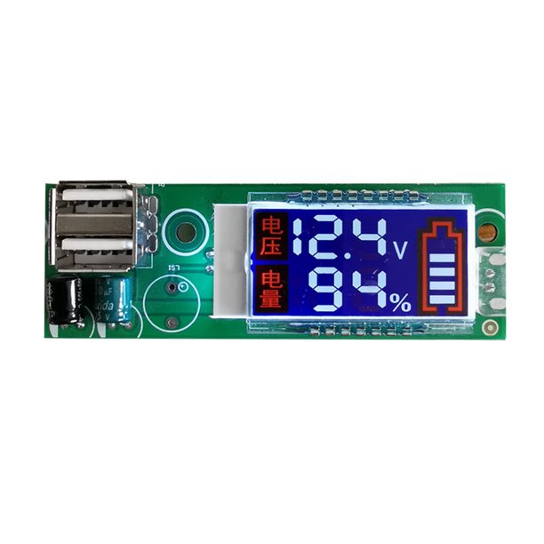 Voltímetro digital a prueba de calor inteligente LED de la motocicleta del  monitor de la batería de