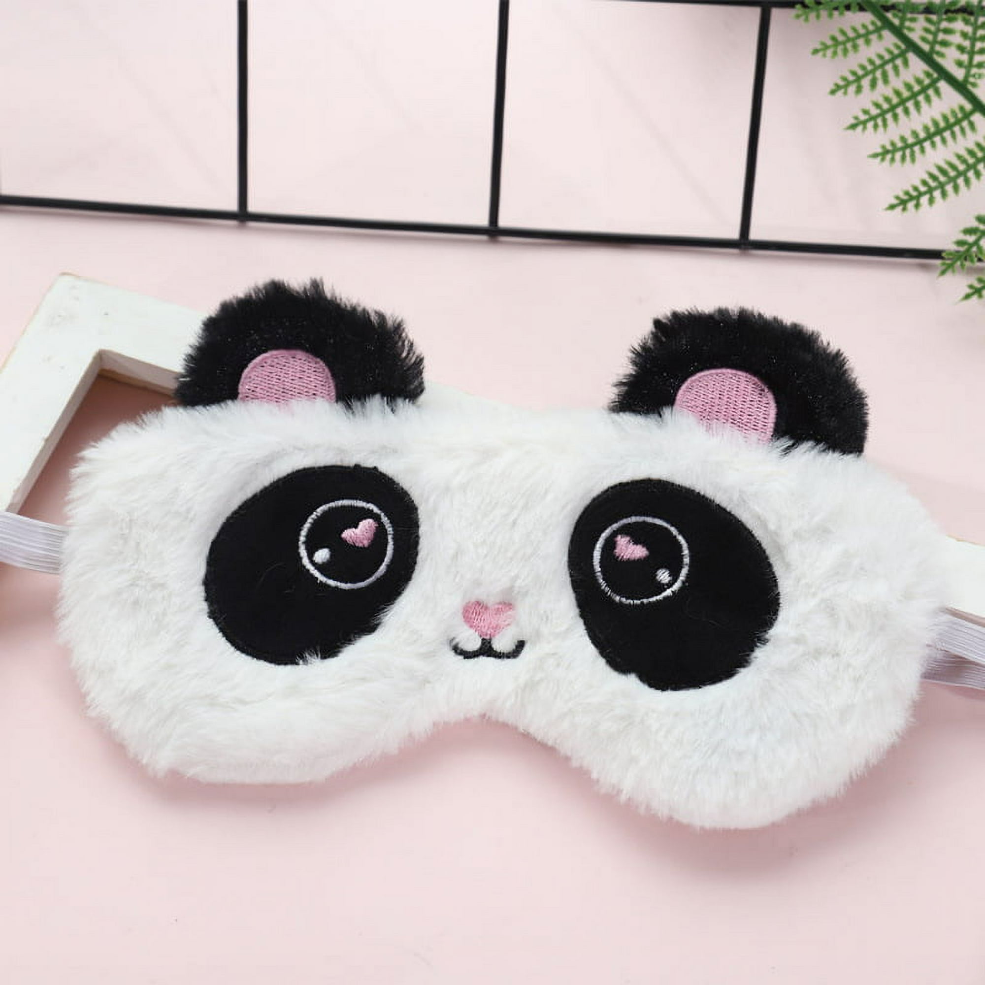 1 Pieza Antifaz para Dormir para Niños, Antifaz para Dormir De Felpa 3D  Lindo Panda Divertido Antifaz para Dormir Manga, Antifaz para Dormir Siesta  Nocturna para Niños Adultos ER