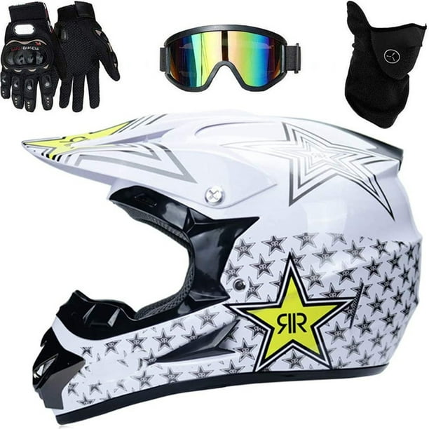 Casco de Motocross profesional para niños y adultos, casco de motocicleta  todoterreno con gafas, gua NikouMX