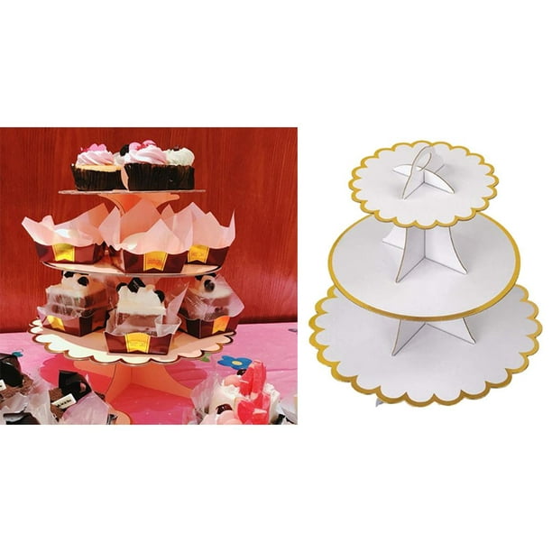  Soporte redondo para tartas con plato giratorio para frutas,  dulces, tartas, tartas, cupcakes, torres : Hogar y Cocina