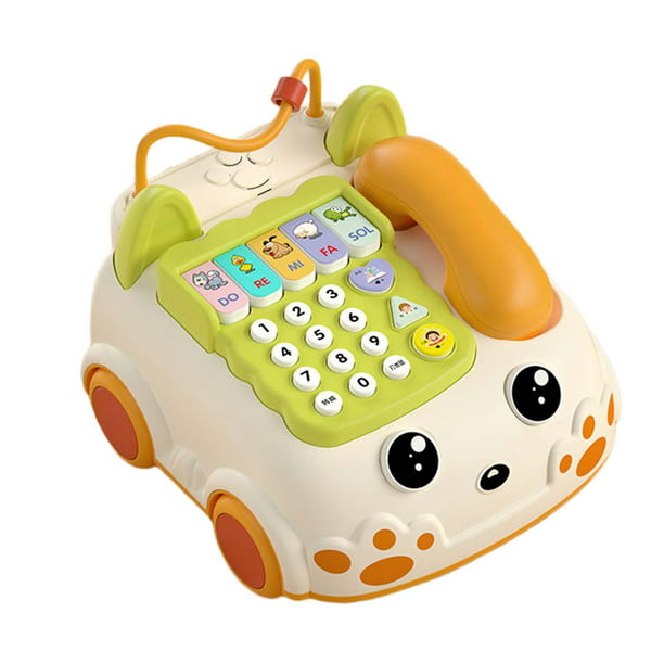 Teléfono de juguete para bebé, teléfono de simulación, juguetes de  aprendizaje temprano de historia multifuncional , juguetes musicales para S
