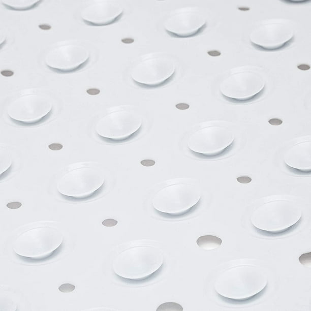alfombra antideslizante con ventosas bañera/ducha blanco 53 x 53 cm