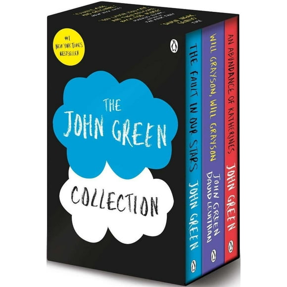 the john green collection 3 books box set penguin pasta blanda